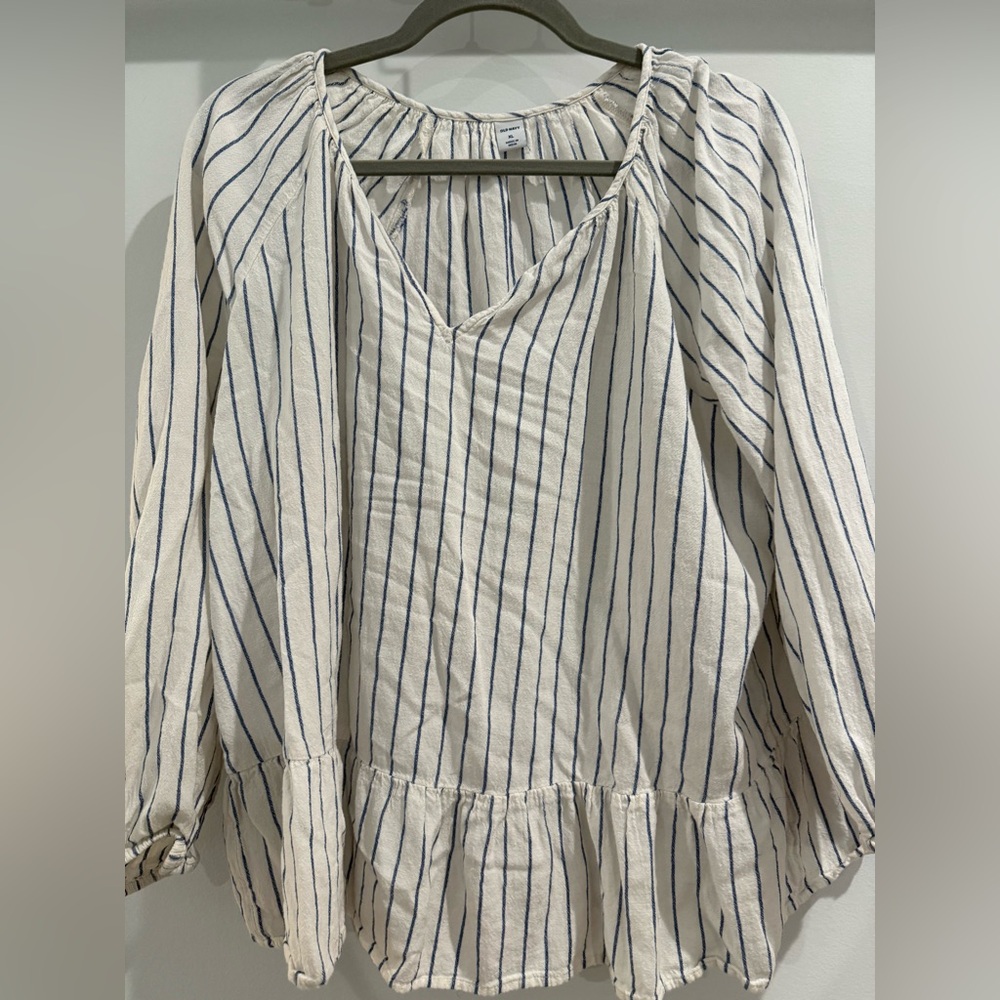 Long Sleeve Old Navy Peplum Top